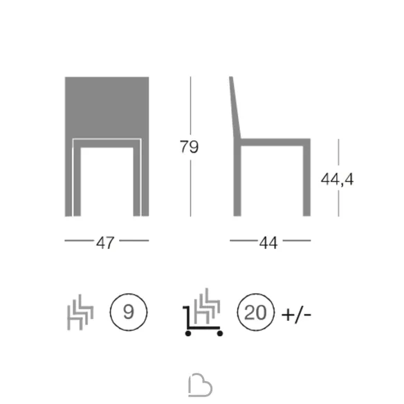 Chaise en Polyuréthane Segis Uno