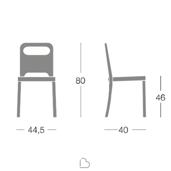 Wooden Chair Segis Moon