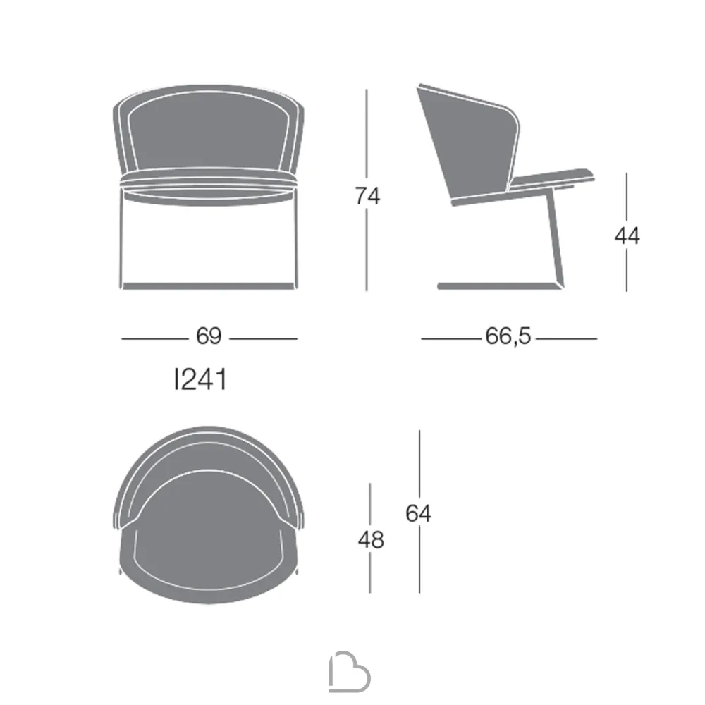 Chaise Cantilever Segis Billa