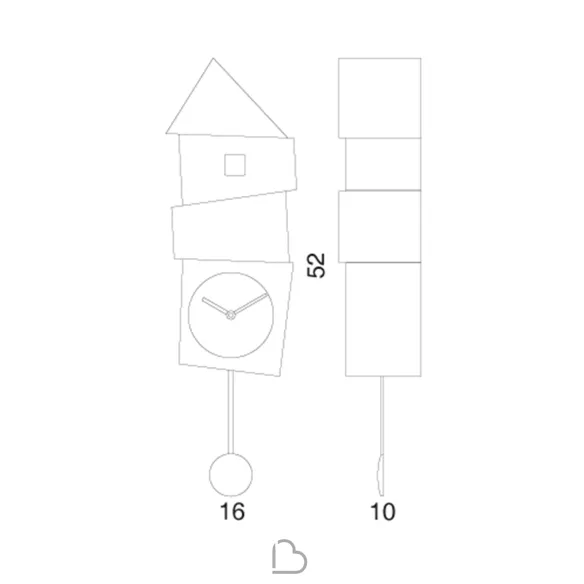 Cuckoo clock Progetti 25th Crooked