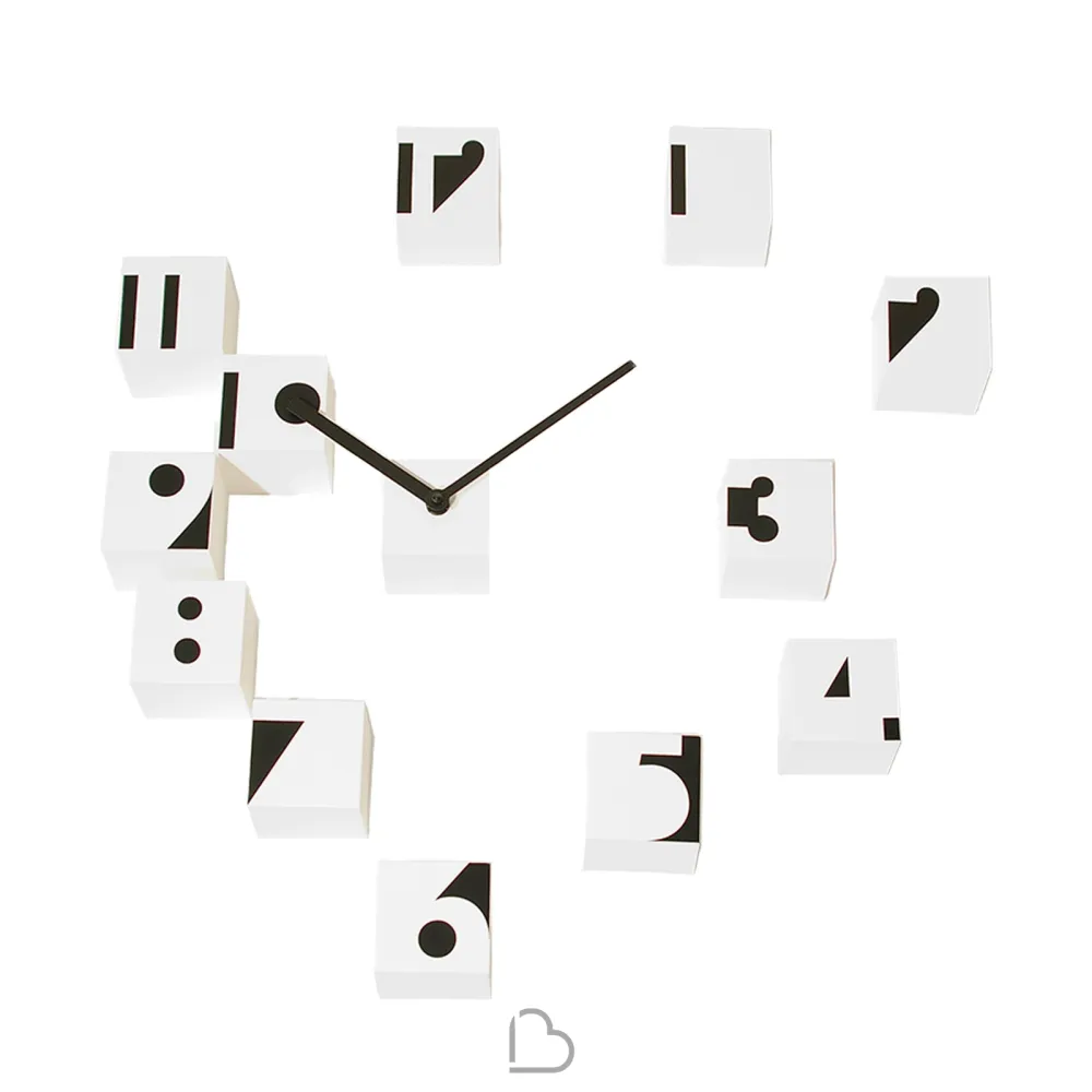 Wall clock Progetti Rnd_time white