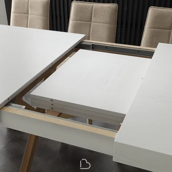 Table La Seggiola Leonardo bicolor