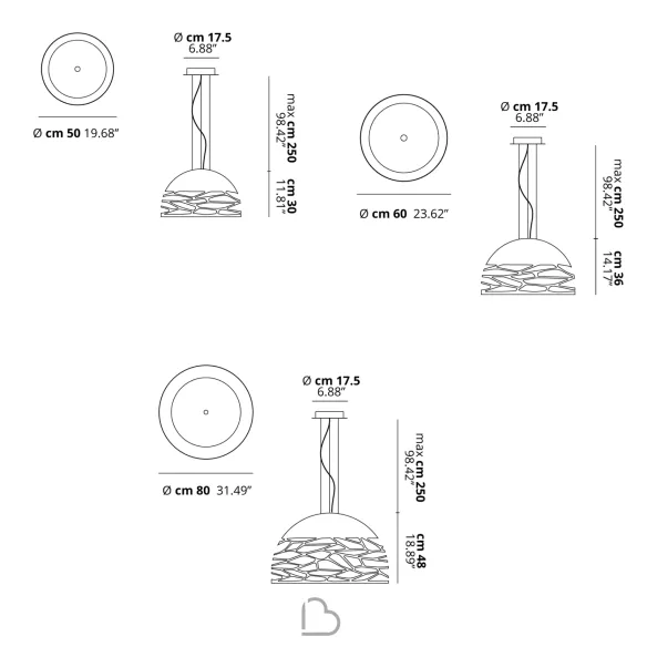 Pendant lamp Studio Italia Kelly Dome