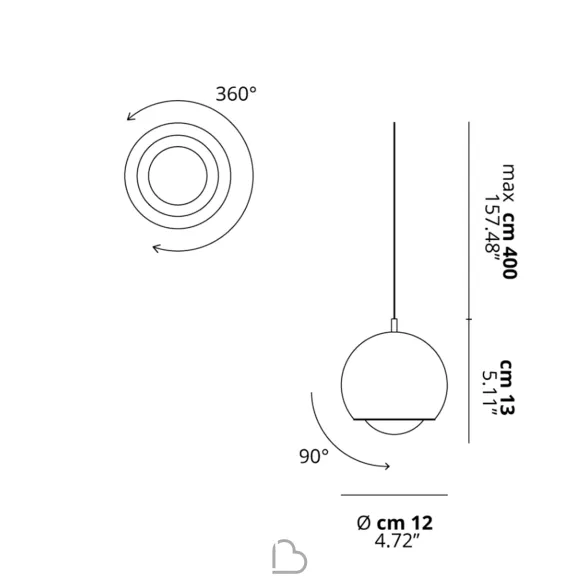 Lampada a sospensione Studio Italia Design Spider