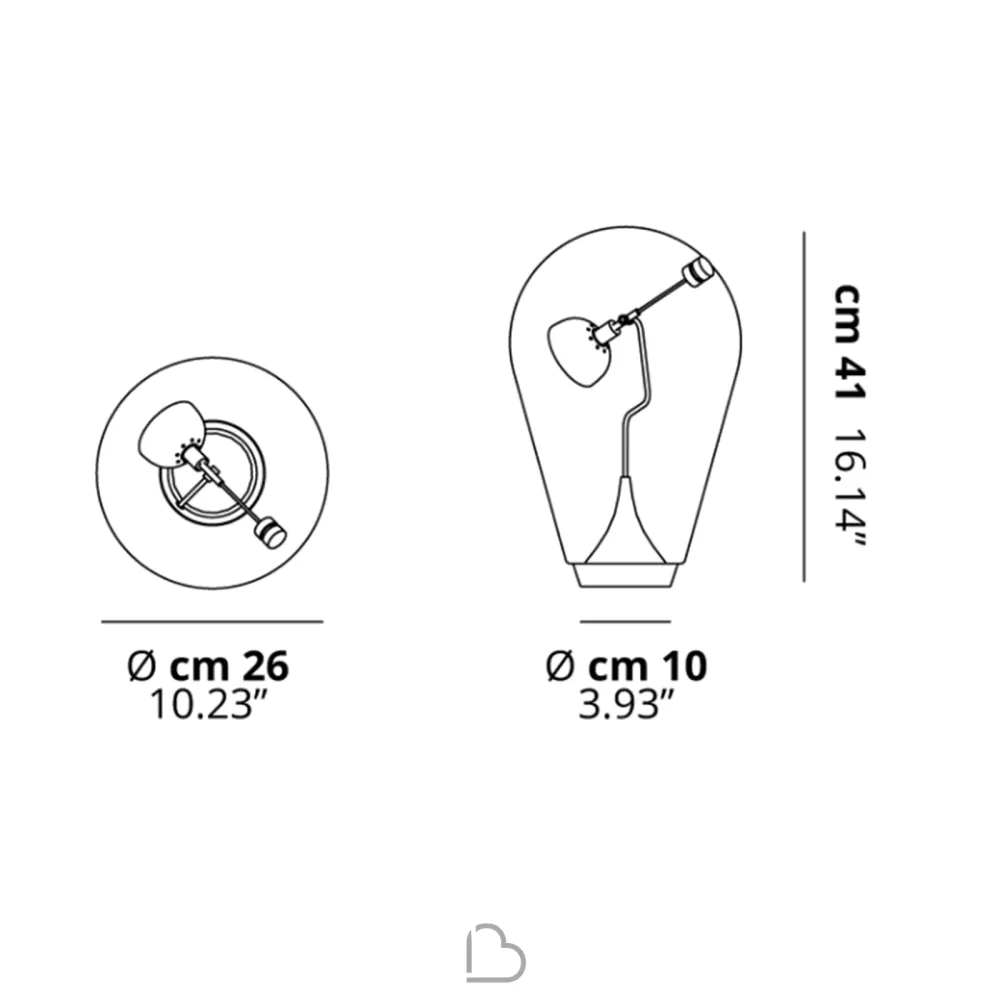 Lampada da tavolo Studio Italia Design Blow