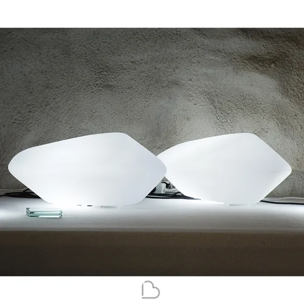 Oluce Stone of Glass table lamp