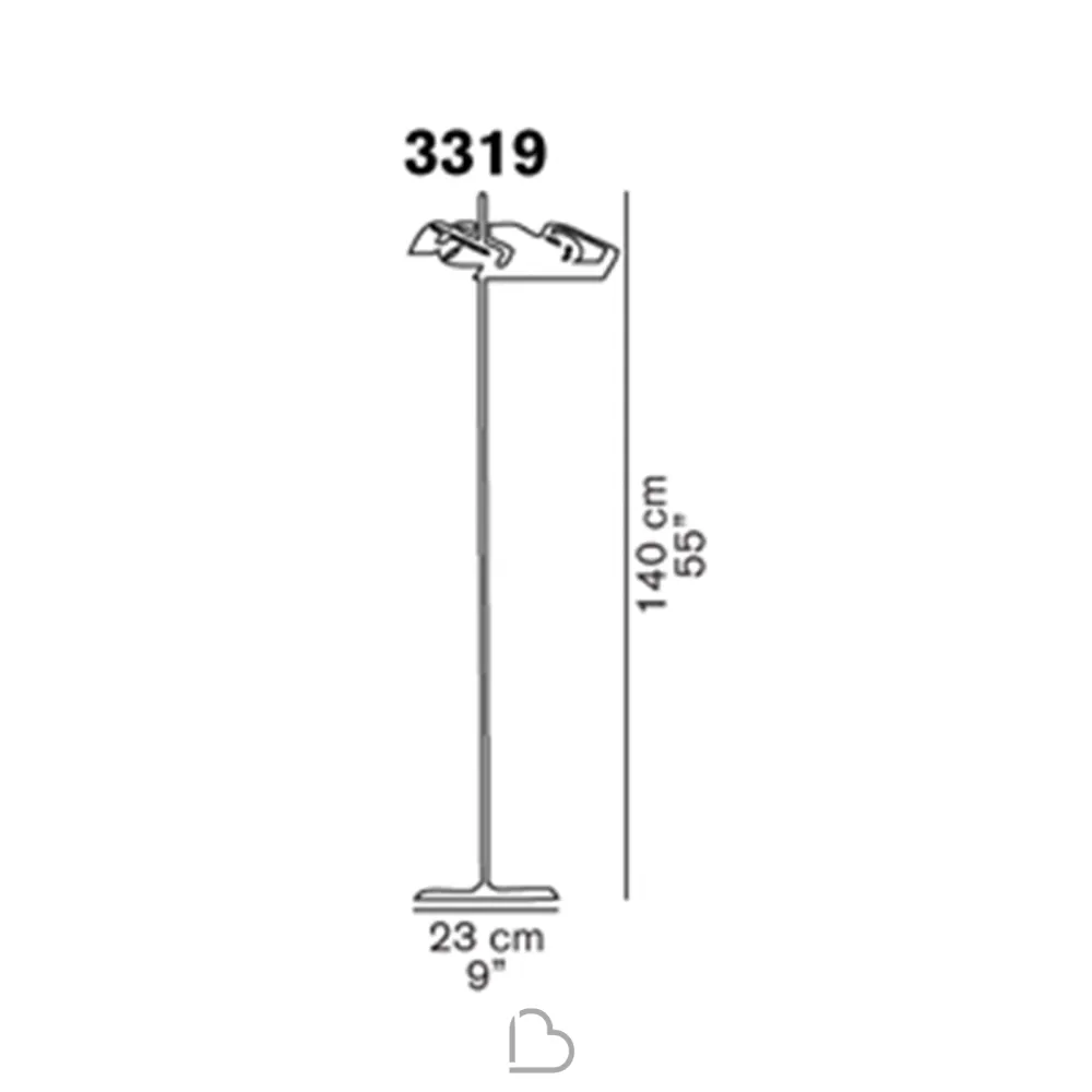Oluce Spider floor lamp