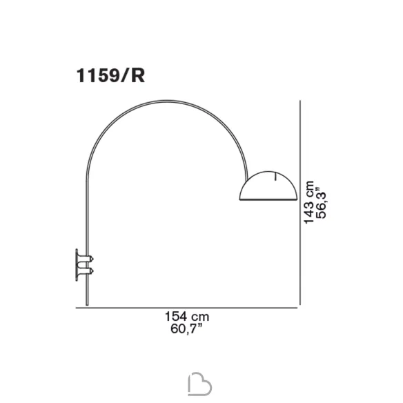 Oluce Coupé 1159 / R table lamp