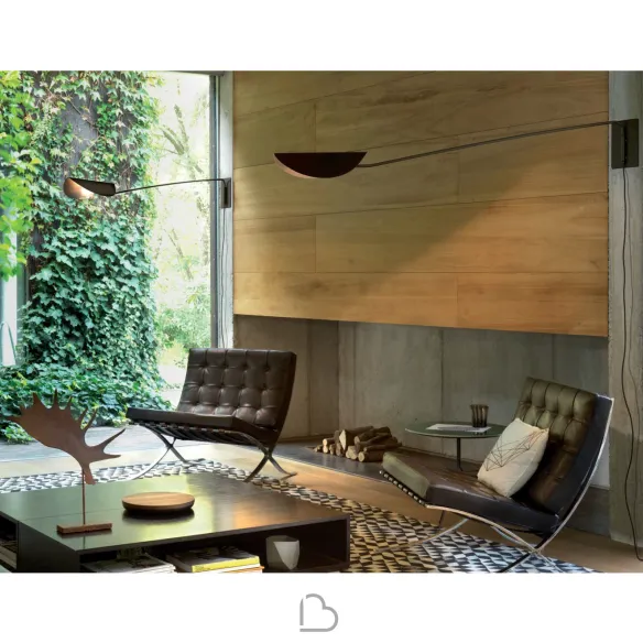 Oluce Plume, lámpara de pared