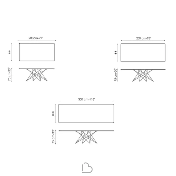 Mesa Bonaldo Octa