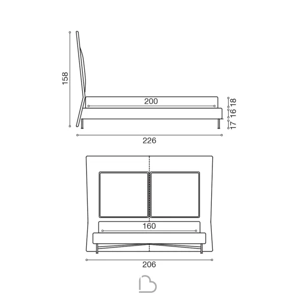 Doppelbett Twils Sp 2802 Alto