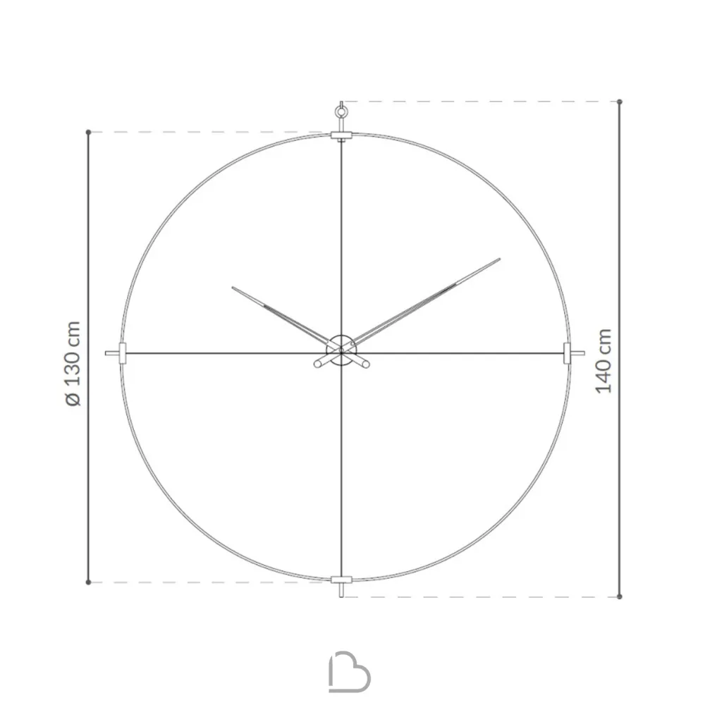 Nomon Delmori reloj de pared