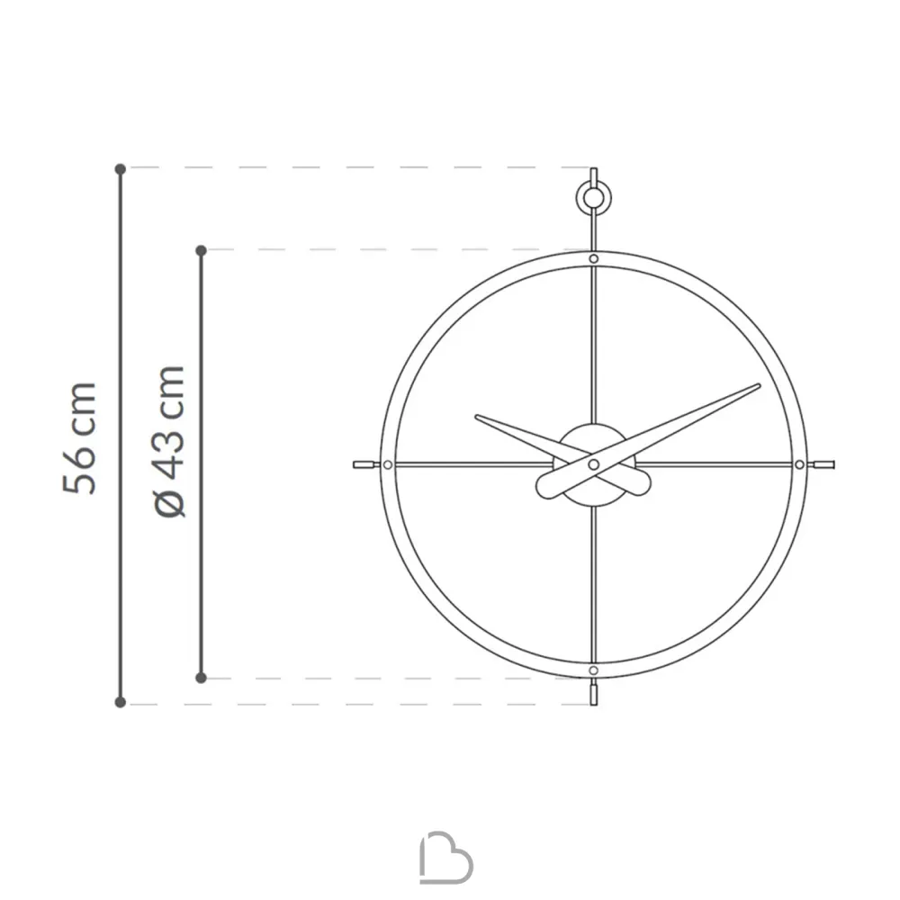 Horloge murale Nomon 2 Puntos