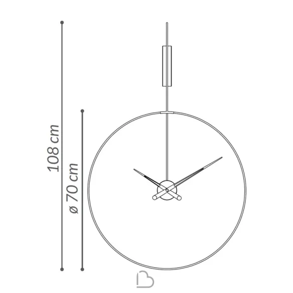 Nomon Daro wall clock