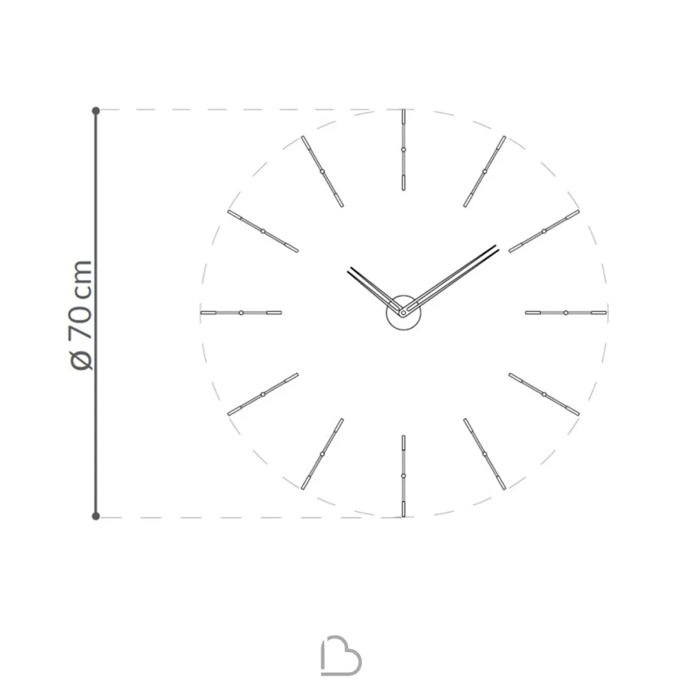 Reloj de pared Nomon Mini Merlin