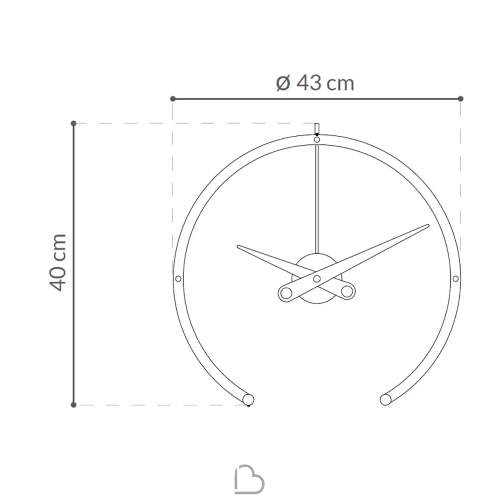 Reloj de mesa Nomon Omega