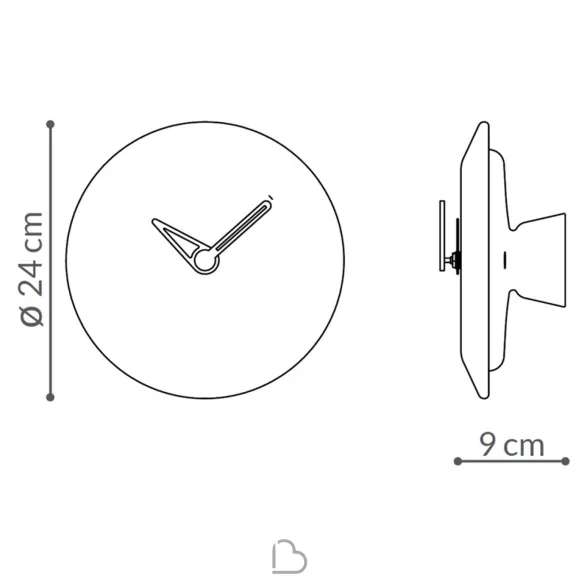 Wanduhr Nomon Bari S