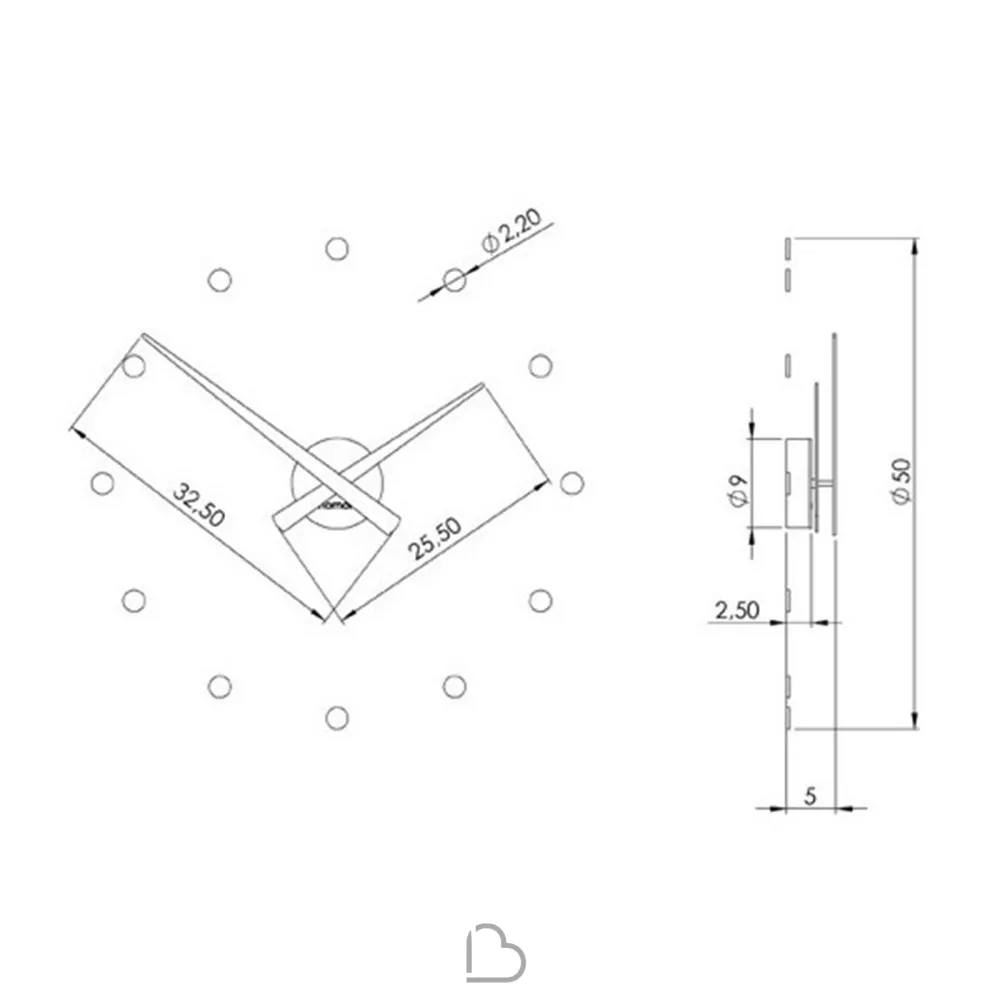 Nomon Oj Mini reloj de pared