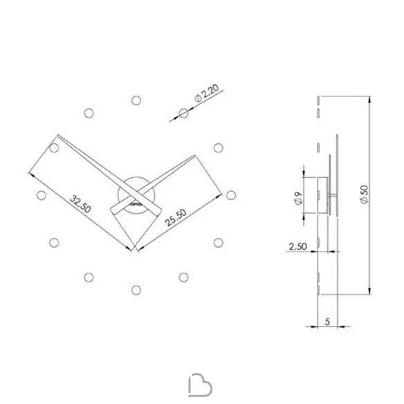 Nomon Oj Mini wall clock