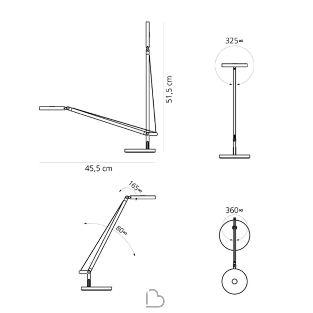 Table lamp Artemide Demetra Micro Table