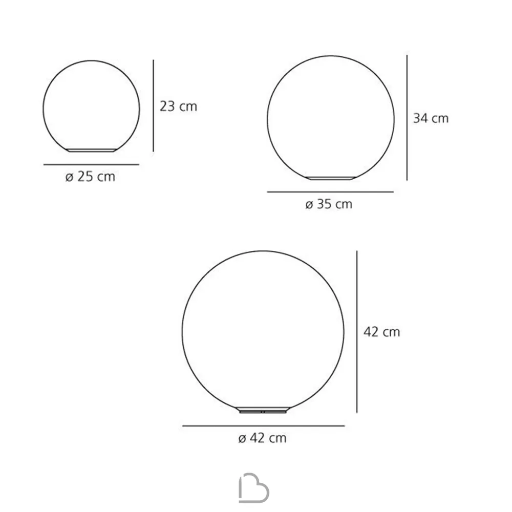 Lámpara de mesa Artemide Dioscuri Table