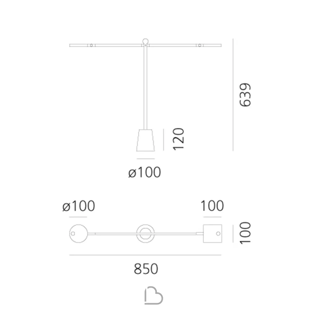 Tischlampe Artemide Equilibrist