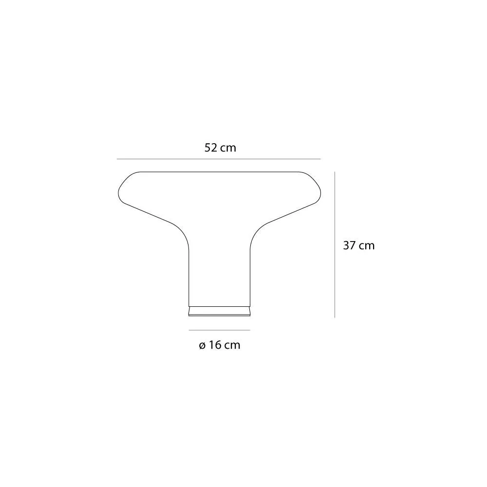 Lámpara de mesa Artemide Lesbo