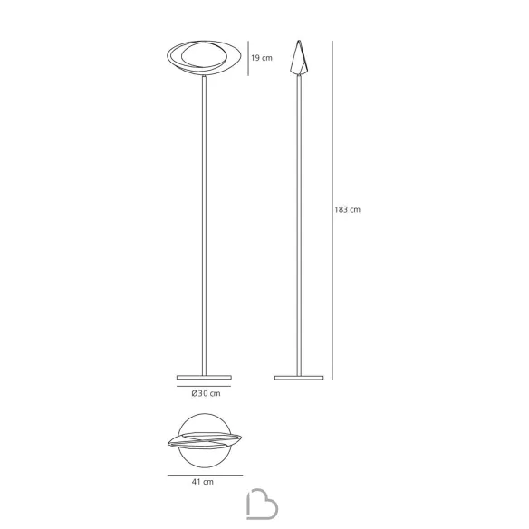 Lampadaire Artemide Cabildo Led Floor