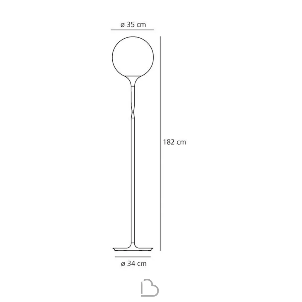Lampadaire Artemide Castore 35 Floor