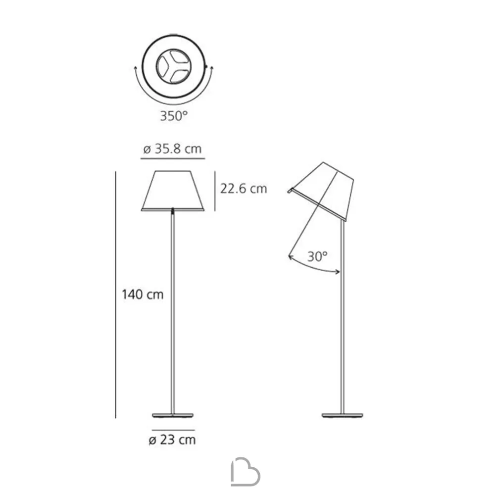 Lampada da terra Artemide Choose Floor