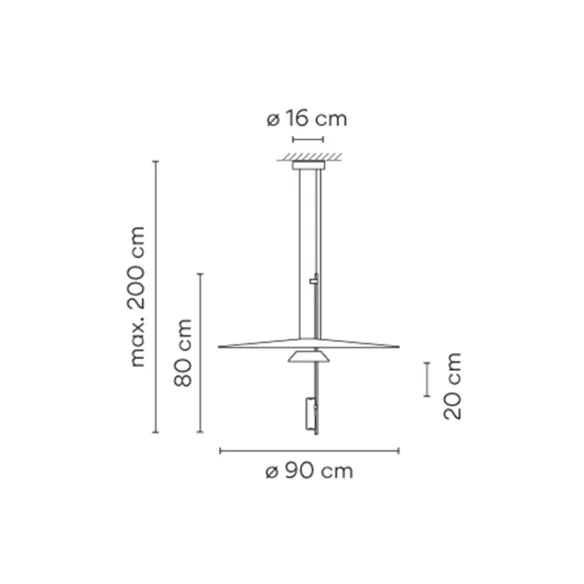lampe suspension Vibia Flamingo 1510