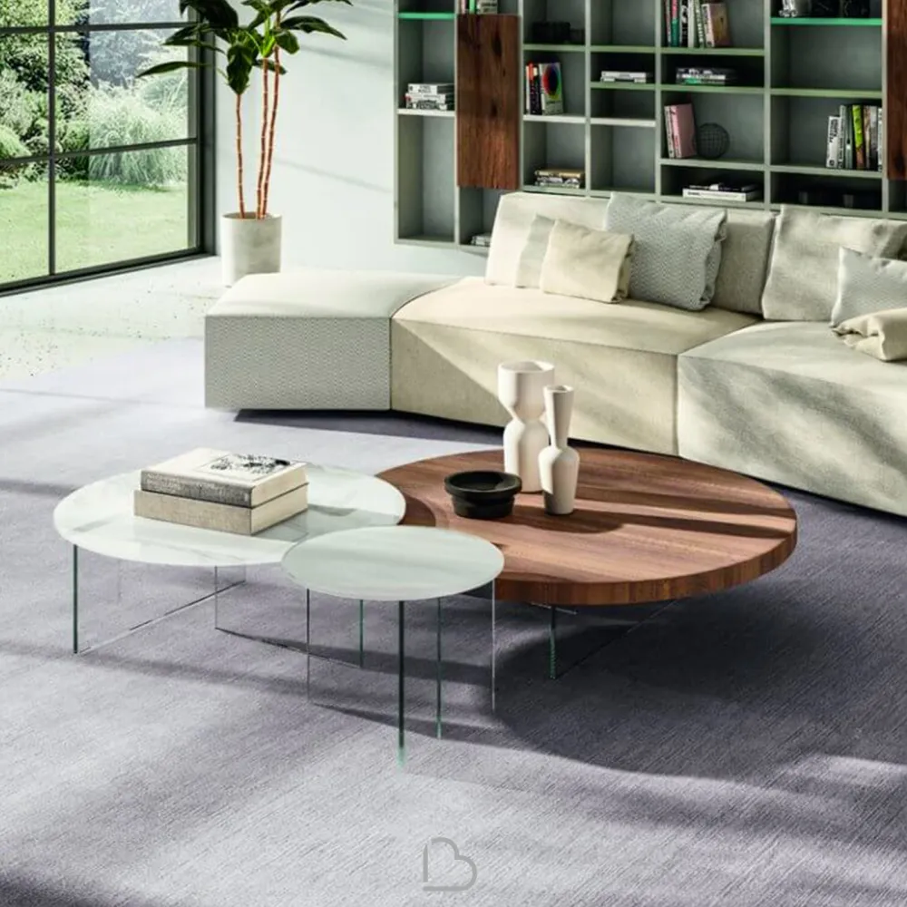 Lago Coffee Table Air XGlass Round