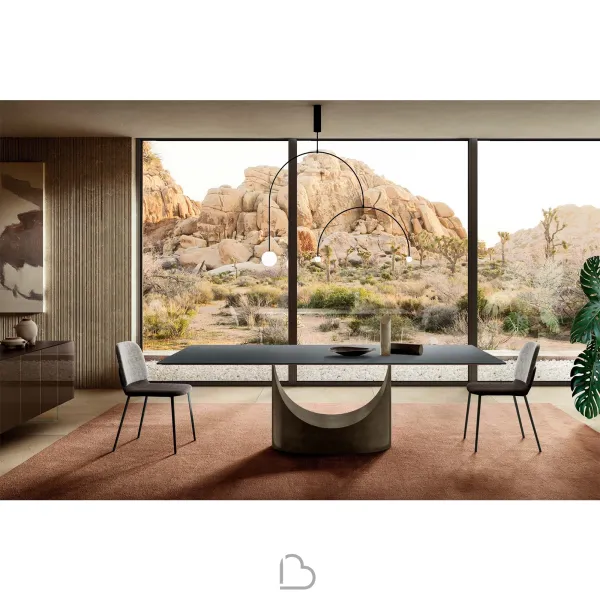 Lago Table U - Verre 2