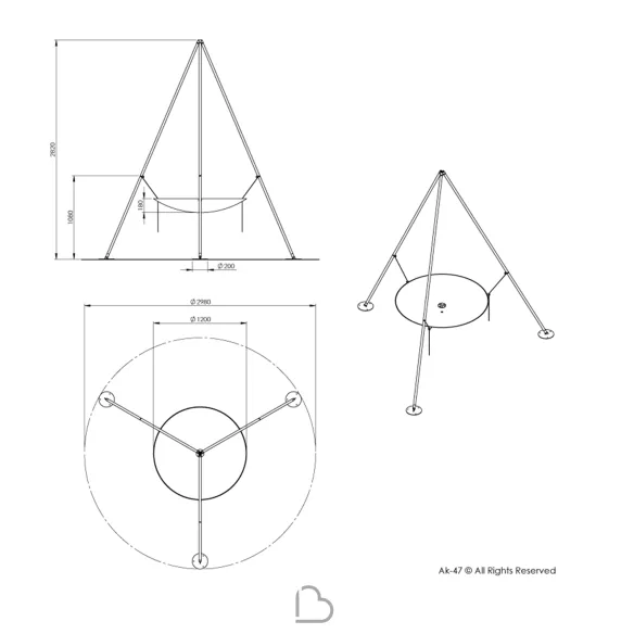 Brazier Ak47 Tripee