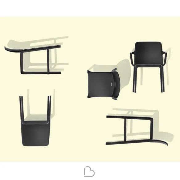 Sgabello Connubia Calligaris Bayo CB1984