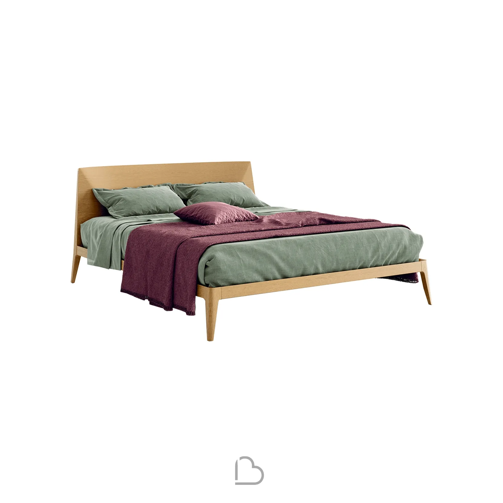 Bed Novamobili Siri Barthome, What Size Headboard For A Twin Xl Bed In Cm