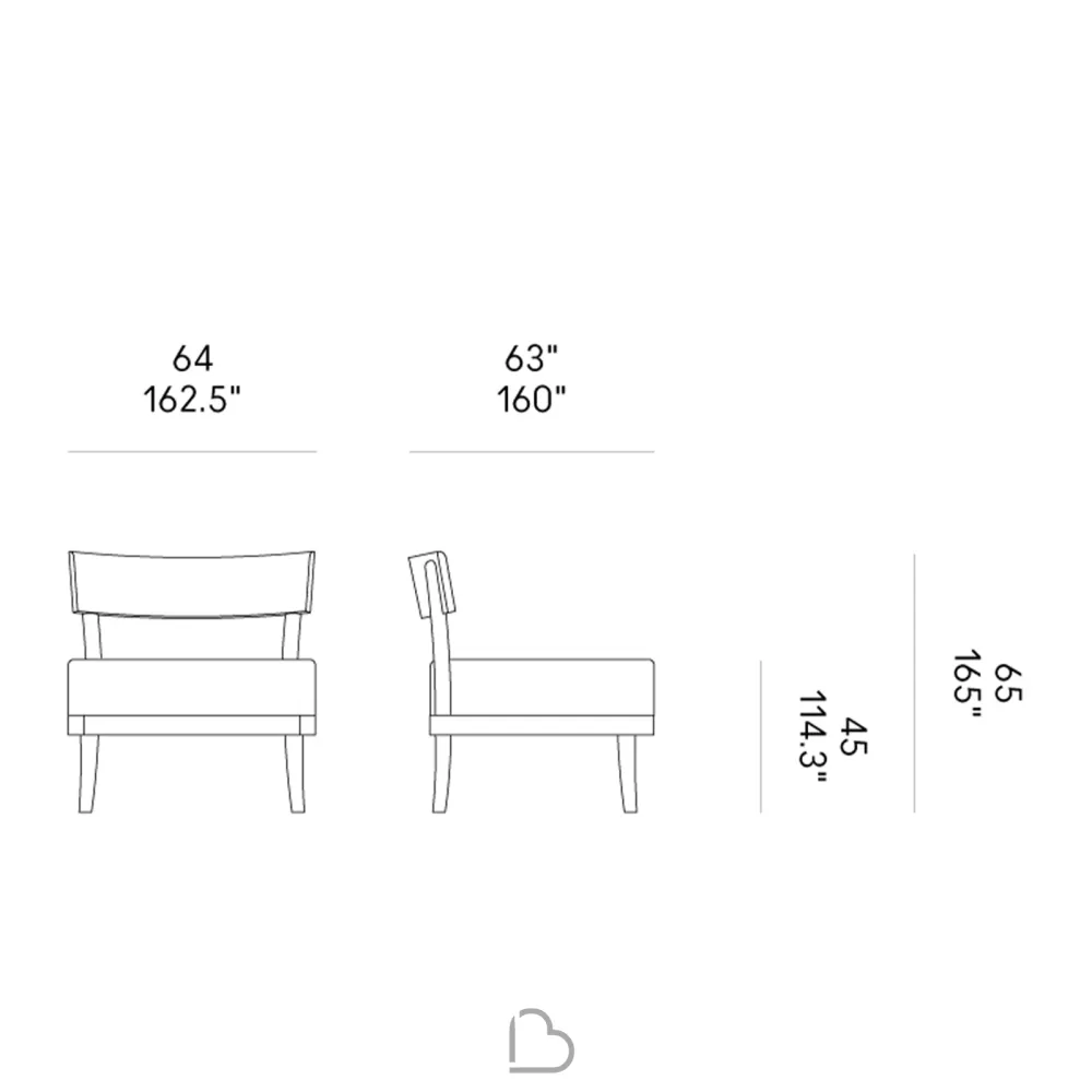 Fauteuil Horm Cherish Lounge
