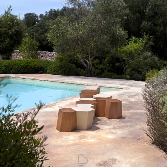 Taburete Horm Hexagon Sgabello