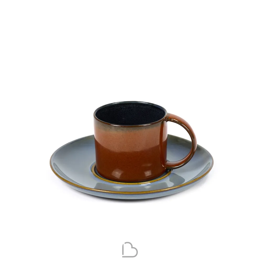 Serax Taza de café azul oscuro / óxido