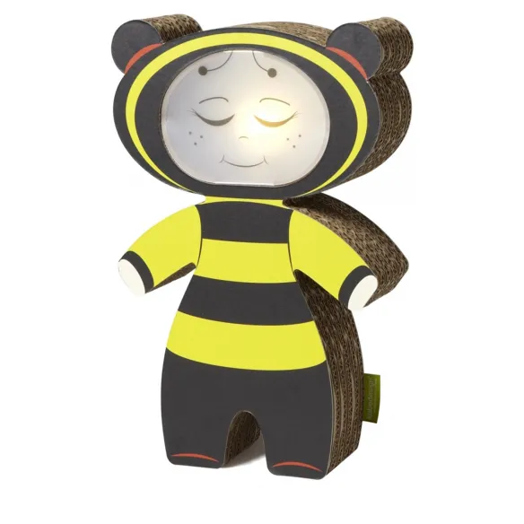 Karton Tischlampe Kubedesign Maya Ape