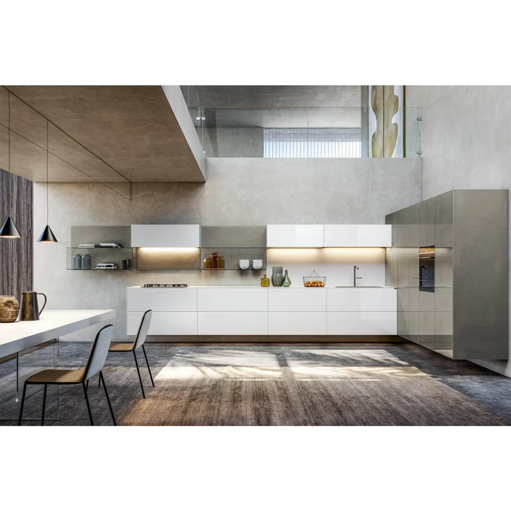 Lago 36e8 Glass Kitchen