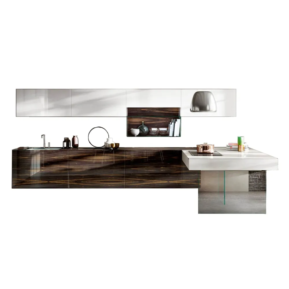 Lago 36e8 Wood XGlass Küche