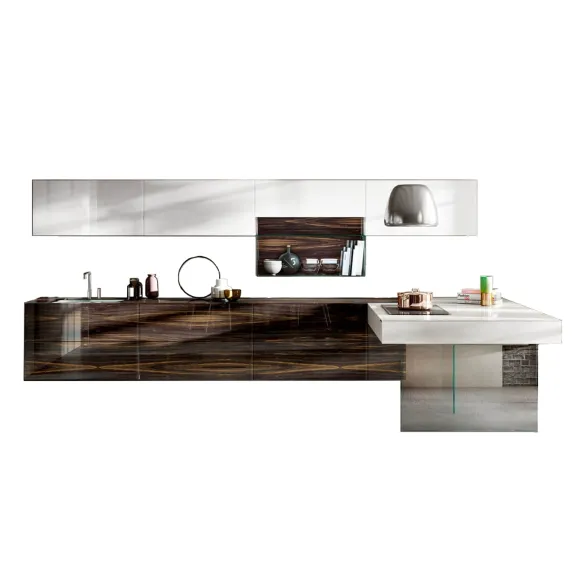 Lago 36e8 Wood XGlass Kitchen