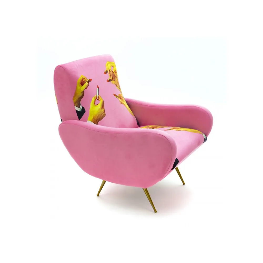 Seletti Fauteuil Pink Lipstick
