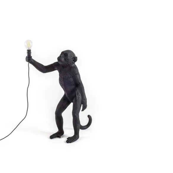 Seletti Lampada da Tavolo Monkey Lamp Black