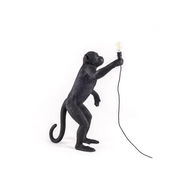 Seletti Lampada da Tavolo Monkey Lamp Black 2