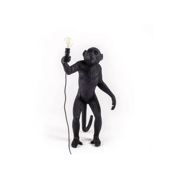 Seletti Lampada da Tavolo Monkey Lamp Black