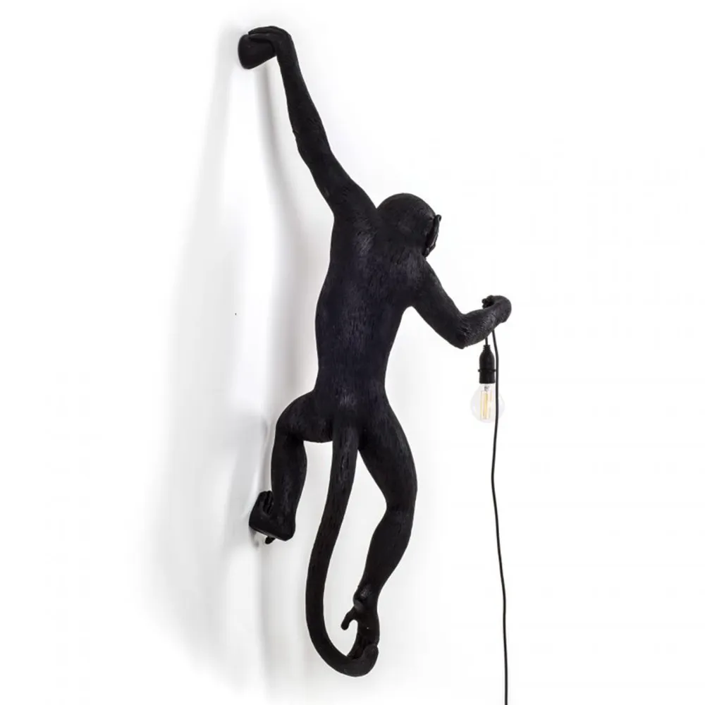 Seletti Tischlampe Monkey Lamp Black