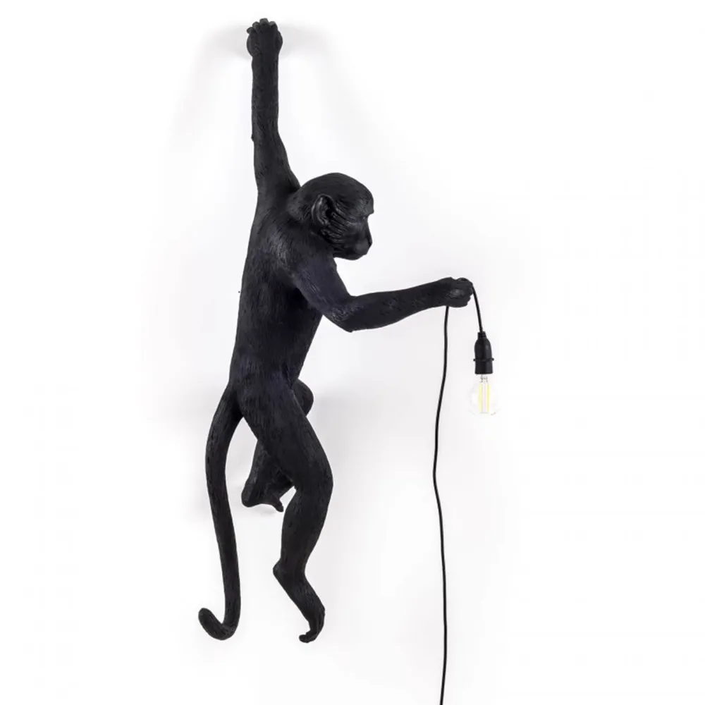 Seletti Lampada da Tavolo Monkey Lamp Black