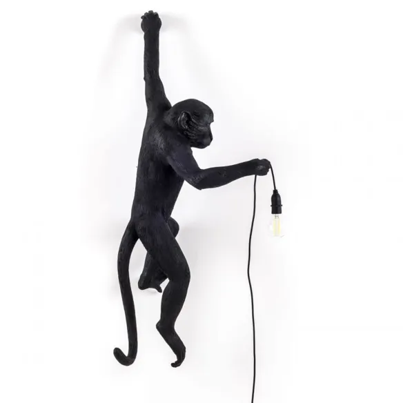 Seletti Table Lamp Monkey Lamp Black